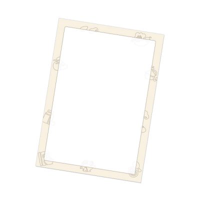 Магнітний планер “Чек-лист” Бежевий, 15*21 cm